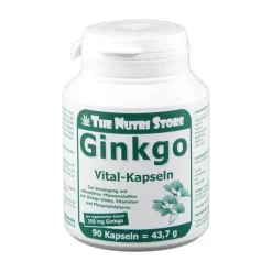 Ginkgo biloba 350 mg vegetarische Kapseln, 90 St