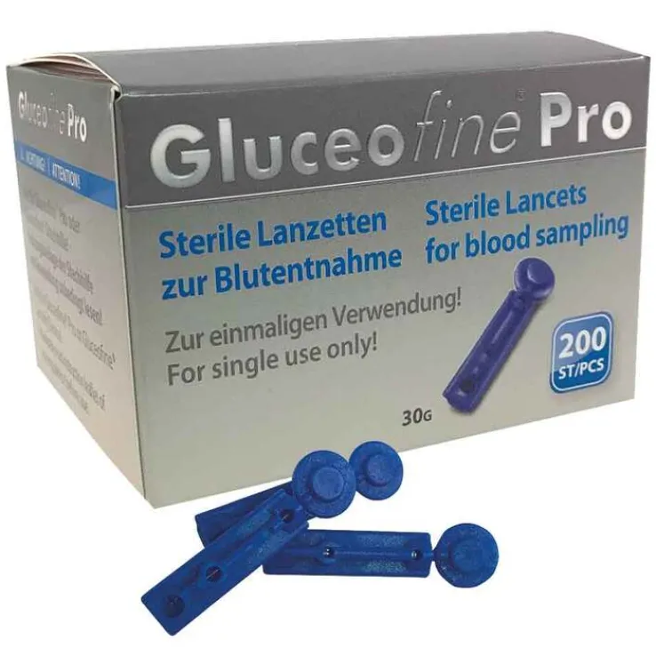 Gluceofine® Pro Blutentnahme-Lanzetten, 200 St