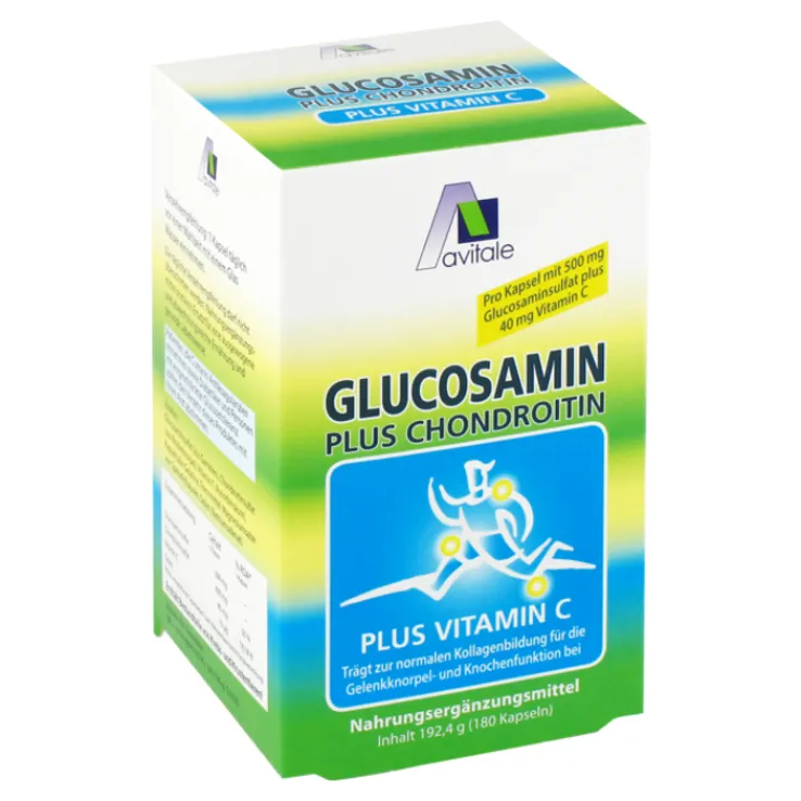 Glucosamin 500 mg + Chondroitin 400 mg Kapseln, 180 St