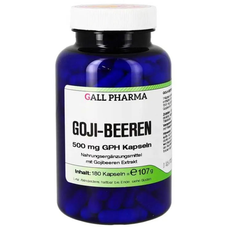 Goji Beeren 500 mg GPH Kapseln, 180 St