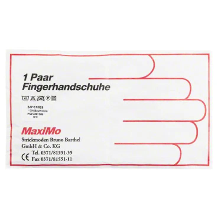 Handschuhe Baumwolle Größe 8 stärk. Material, 2 St