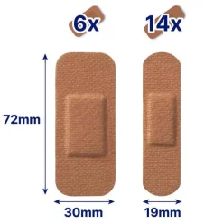 Hansaplast SENSITIVE Pflasterstrips Hautton medium, 20 St