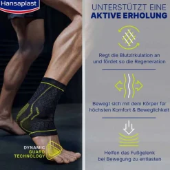 Hansaplast Sport Fußgelenk-Bandage Größe S/M, 1 St