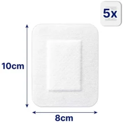 Hansaplast ULTRA SENSITIVE XXL Wundverband 8x10 cm, 5 St