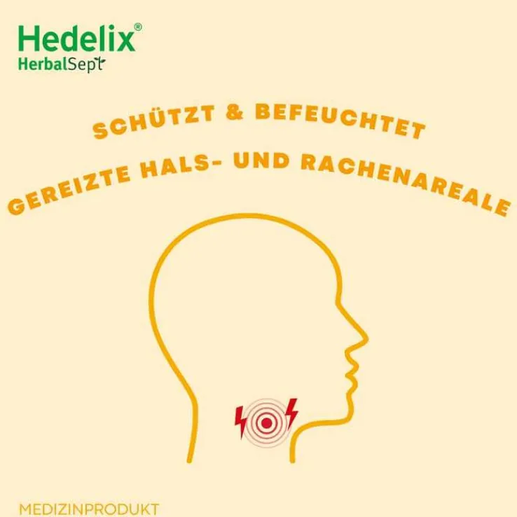 Hedelix Herbalsept Hals Lutscher Kids, 6 St