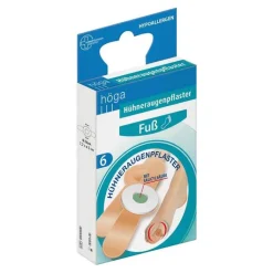 Hühneraugenpflaster 2x7,5 cm Höga, 6 St