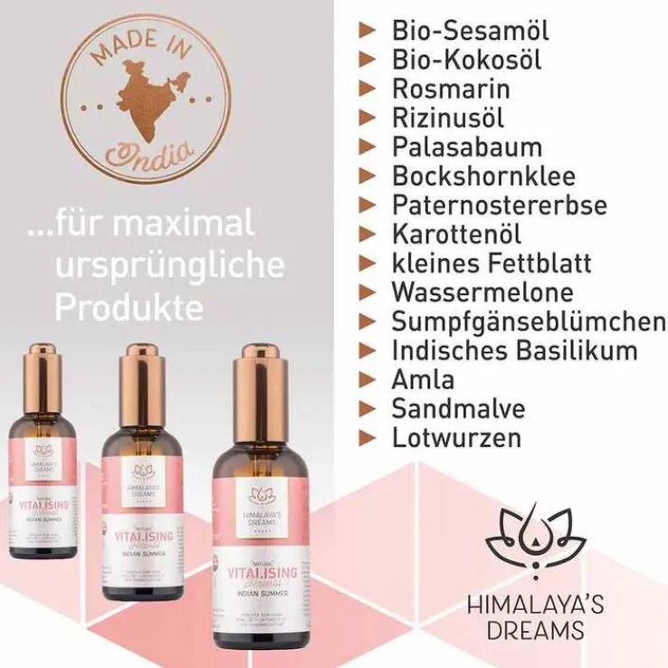 Himalayas Dreams Ayurveda Haaröl Vitalising Indian Summer, 100 ml