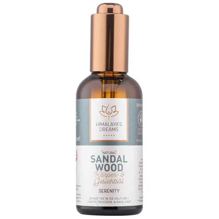 Himalayas Dreams Ayurveda Körper & Gesichtsöl Sandalwood, 100 ml