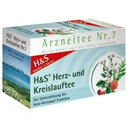 H&S Herz Kreislauf Tee Filterbeutel, 20X2.0 g