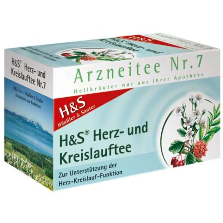 H&S Herz Kreislauf Tee Filterbeutel, 20X2.0 g