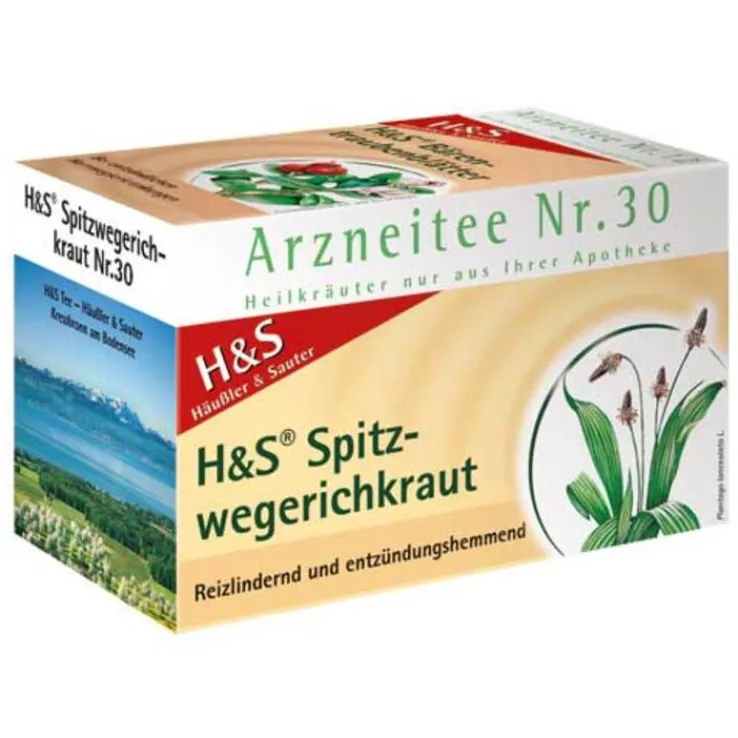 H&S Spitzwegerichkraut Filterbeutel, 20X1.5 g