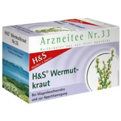H&S Wermutkraut Filterbeutel, 20X1.5 g