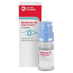 Hyaluron AL Augentropfen 1,5 mg / ml, 1X10 ml
