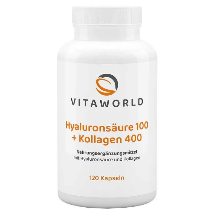 Hyaluronsäure 100 + Kollagen 400 Kapseln, 120 St