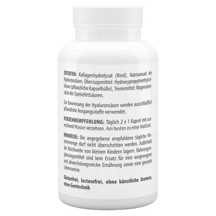 Hyaluronsäure 100 + Kollagen 400 Kapseln, 120 St