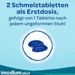 Imodium akut lingual – Soforthilfe bei akutem Durchfall, 6 St