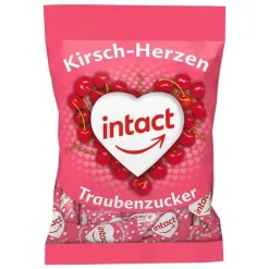 Intact Traubenzucker Beutel Herzen, 75 g