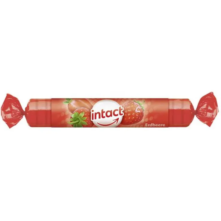 Intact Traubenzucker Erdbeere Rolle, 1 St