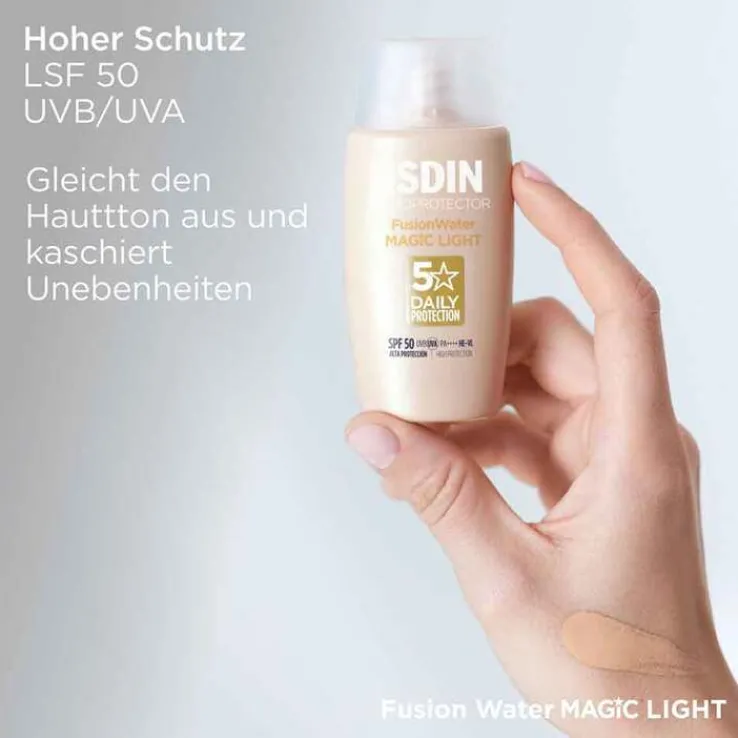 Isdin Fotoprotector Fusion Water Magic light Color SPF 50, 50 ml