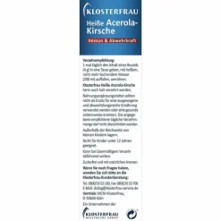 Klosterfrau heiße Acerola-Kirsche zuckerfrei Granulat , 12 St