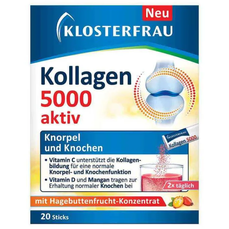 Klosterfrau Kollagen 5000 aktiv Granulat Sticks, 20 St