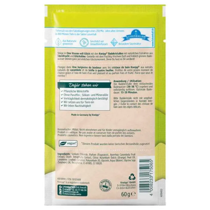 Kneipp Badekristalle Eine Wanne Voll Glück, 60 g