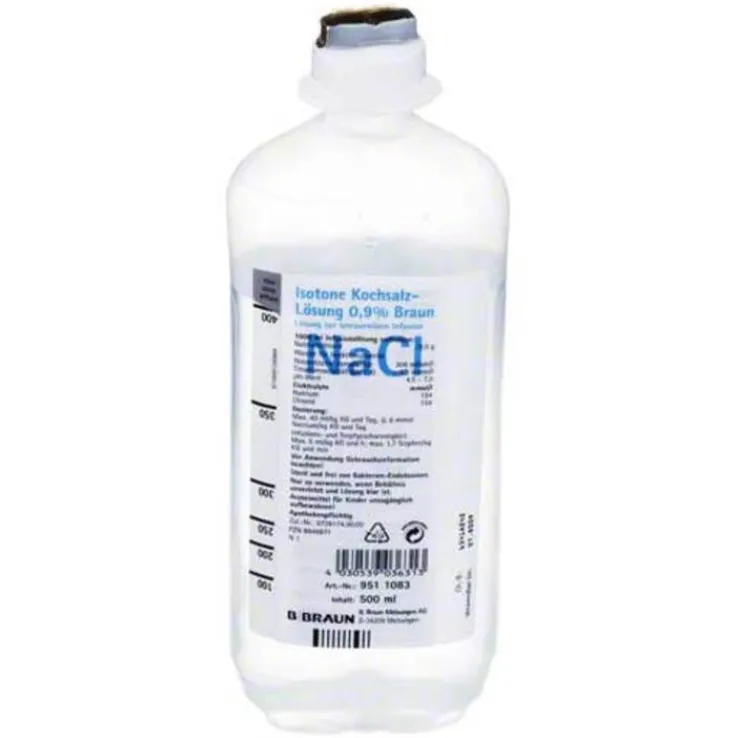 Kochsalzlösung 0,9% Ecoflac Plus, 500 ml