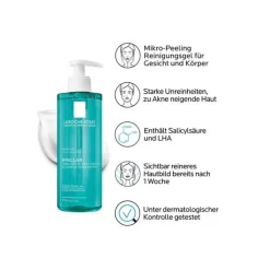 La Roche Posay Effaclar Mikro-Peeling Reinigungsgel, 400 ml