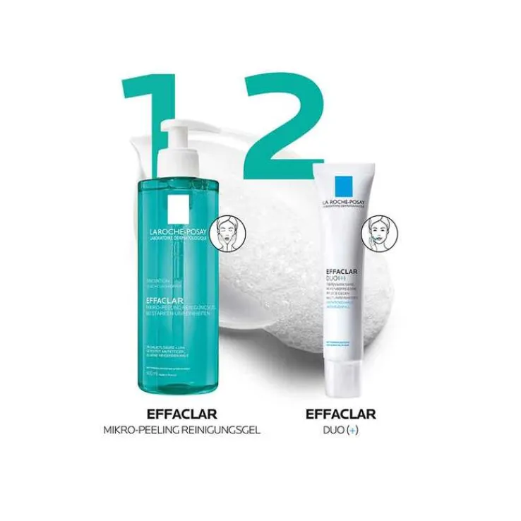 La Roche Posay Effaclar Mikro-Peeling Reinigungsgel, 400 ml