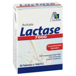 Lactase 7.000 FCC Tabletten im Spender, 80 St