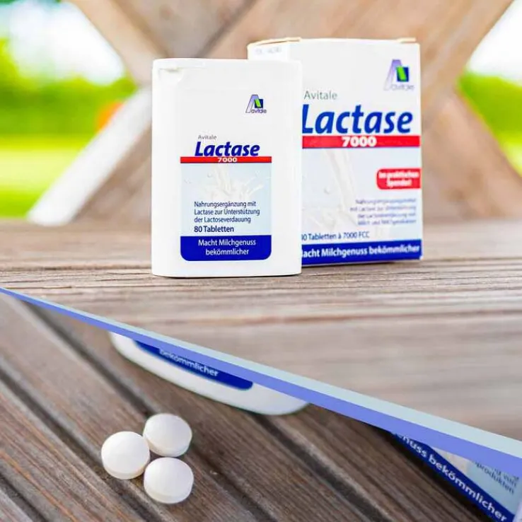 Lactase 7.000 FCC Tabletten im Spender, 80 St