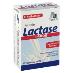Lactase 14000 FCC Tabletten im Spender, 80 St