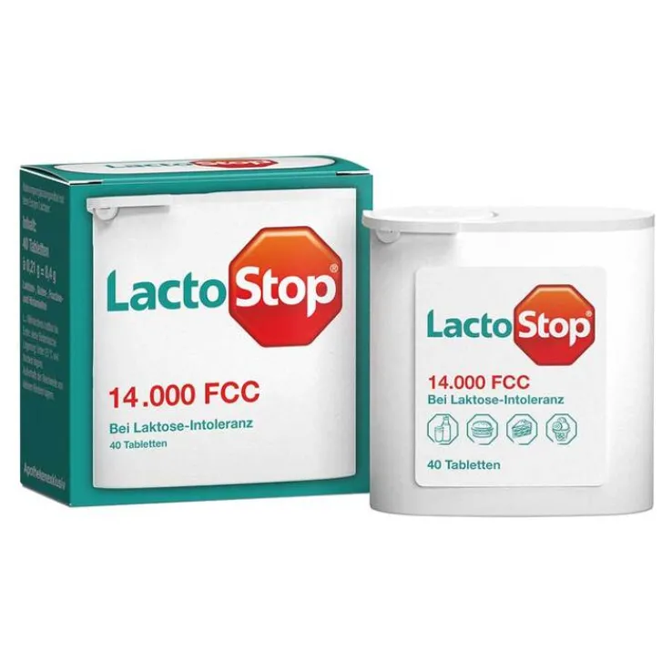 Lactostop 14.000 FCC Tabletten im Spender, 40 St
