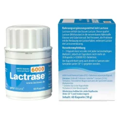 Lactrase 6.000 FCC Kapseln, 60 St