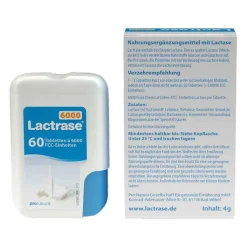 Lactrase 6.000 FCC Tabletten im Klickspender, 60 St