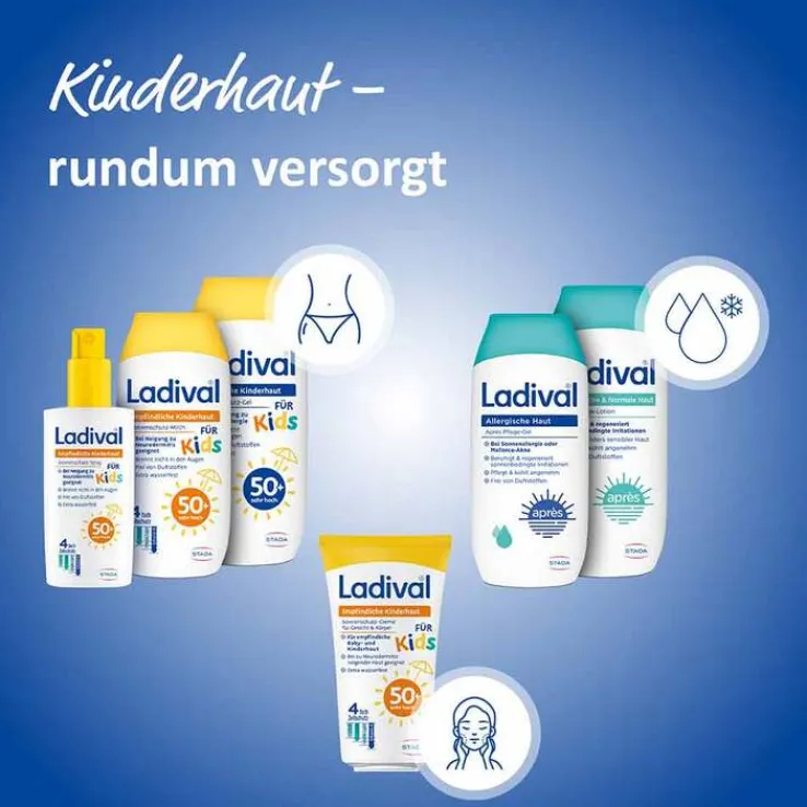 Ladival allergische Kinderhaut Gel LSF 50 + , 200 ml