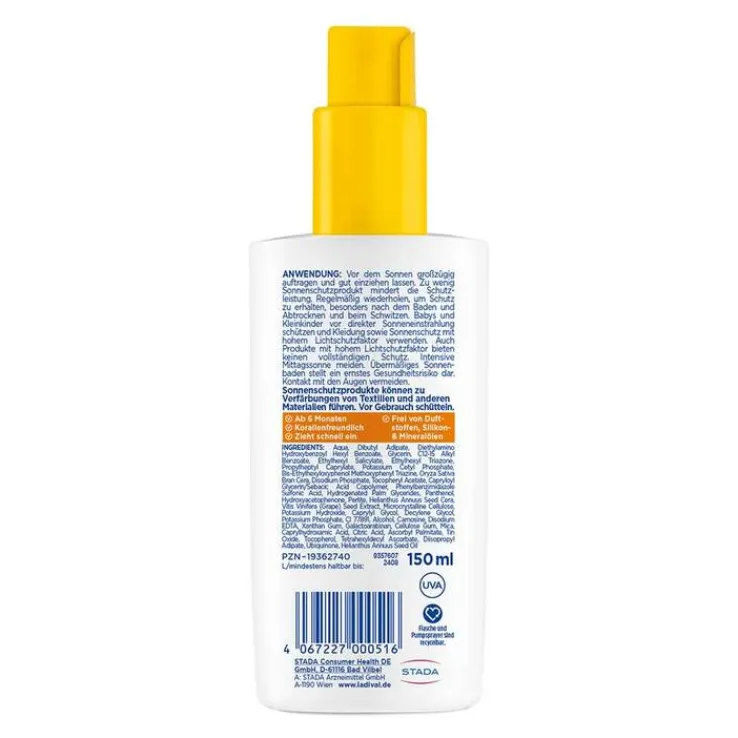 Ladival empfindliche Kinderhaut Spray LSF 50 + , 150 ml
