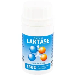 Laktase 1500 FCC Enzym Kapseln, 100 St