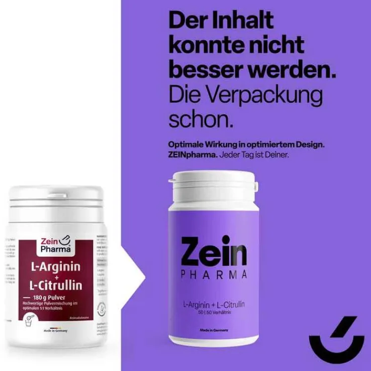 L-Arginin & L-Citrullin Pulver, 180 g