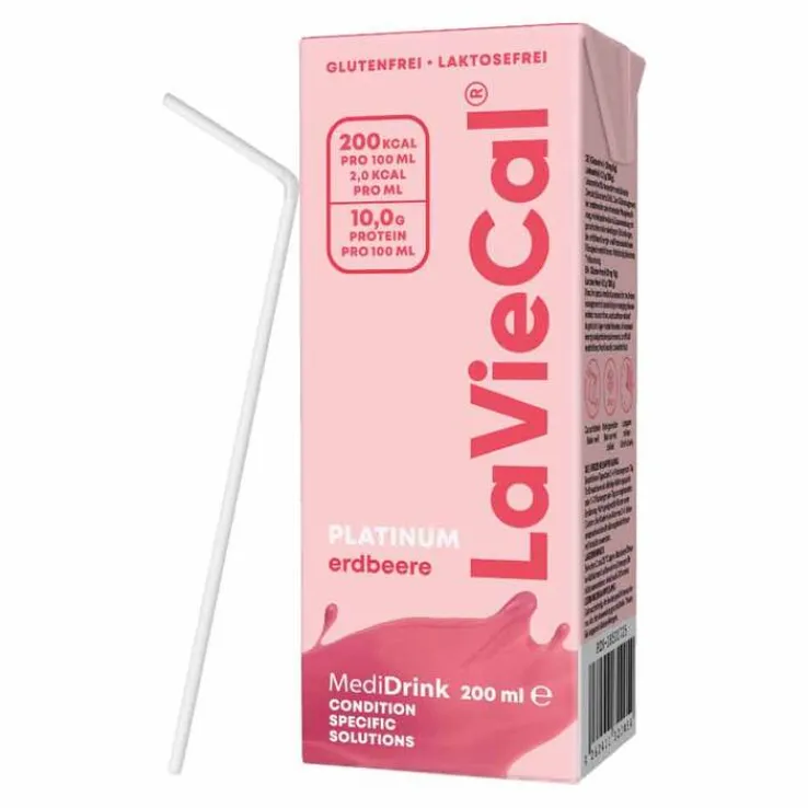 Laviecal Platinum Drink Erdbeere, 30X200 ml
