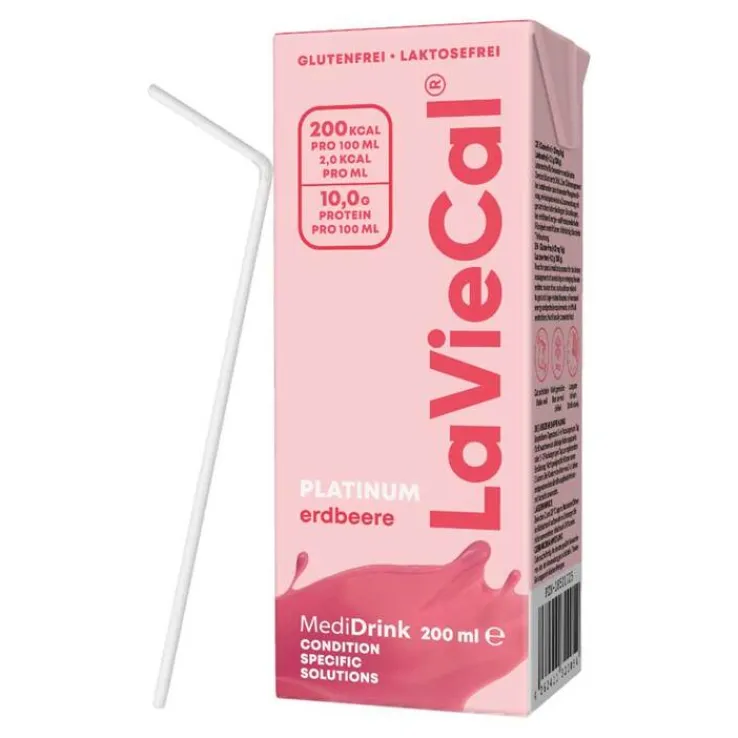Laviecal Platinum Drink Erdbeere, 200 ml