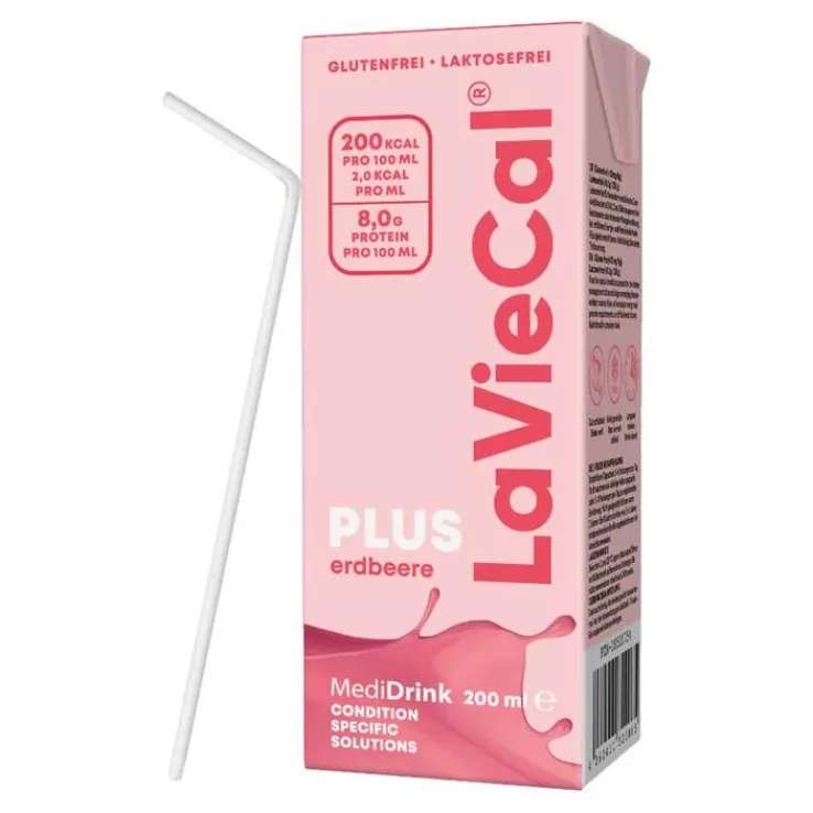 Laviecal Plus Drink Erdbeere, 200 ml