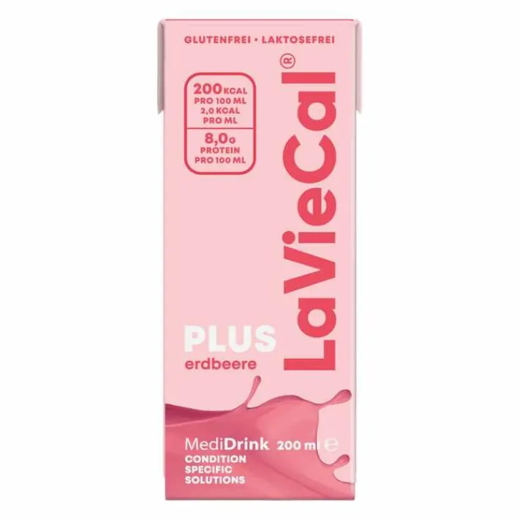 Laviecal Plus Drink Erdbeere, 200 ml
