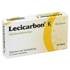 Lecicarbon® K CO2-Laxans Kindersuppositorien, 10 St
