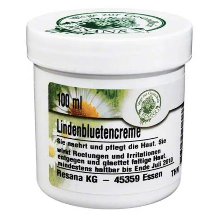 Lindenblüten Creme für trockene Haut, 100 g