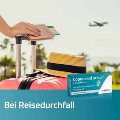 Loperamid axicur® 2 mg Tabletten, 10 St