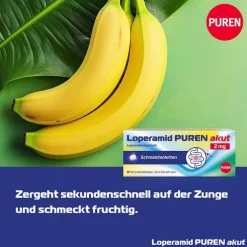 Loperamid PUREN akut 2 mg Schmelztabletten, 12 St