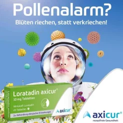 Loratadin axicur 10 mg Tabletten, 100 St