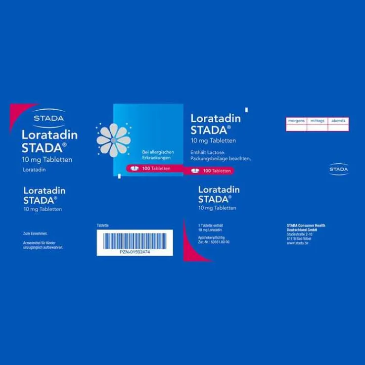 Loratadin STADA 10 mg Tabletten, 100 St