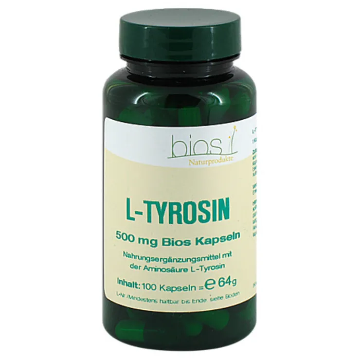 L-Tyrosin 500 mg Bios Kapseln, 100 St